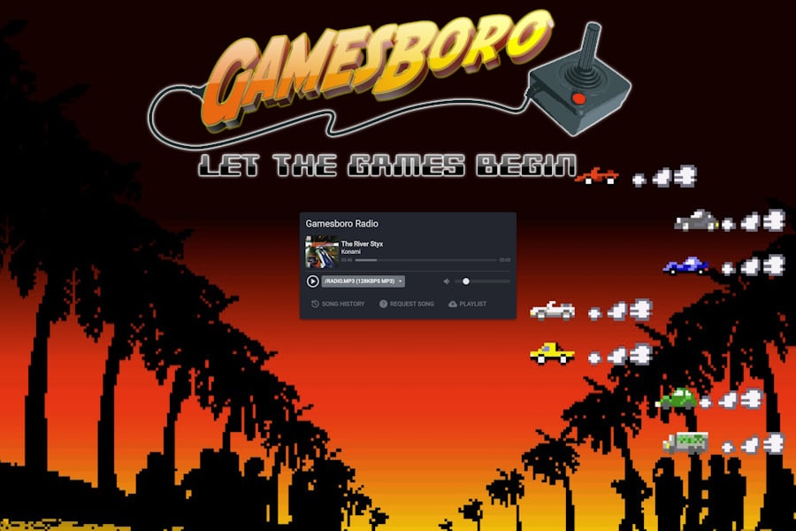 Gamesboro Radio screen