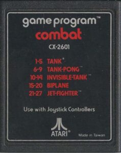 Atari 2600 game cartridge - "Combat"