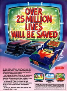 Nostalgic video game magazine ad for Game Genie