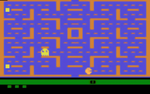 Screenshot of "Pac-Man" for the Atari 2600
