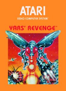 Atari 2600 game box for "Yar's Revenge"