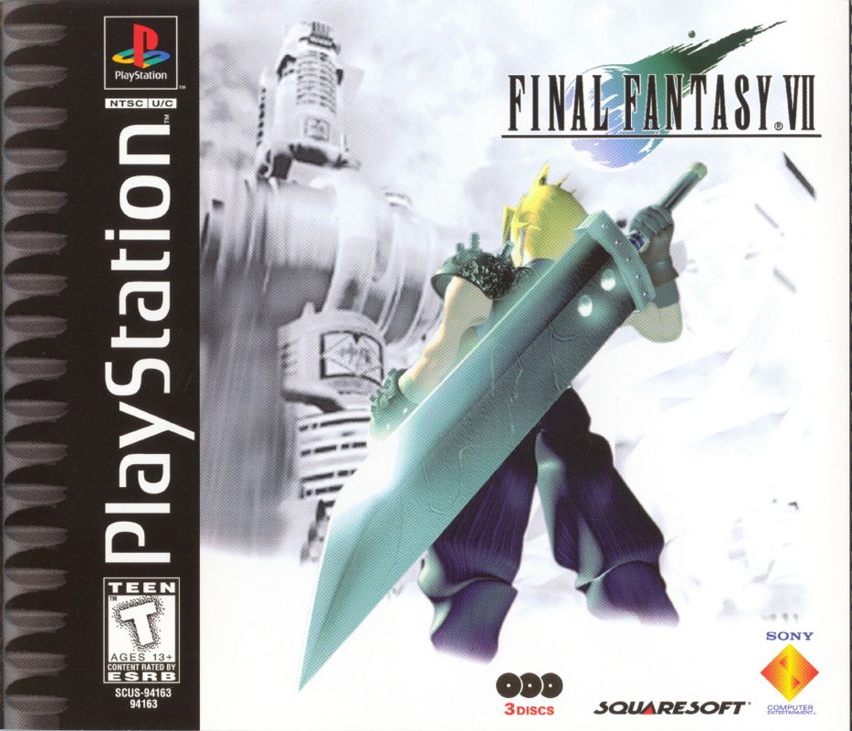 Final Fantasy VII box art for original Playstation
