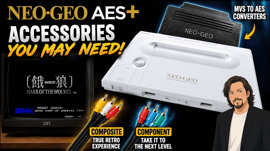 Neo Geo AES Plus Accessories